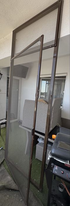 Plasa tantari cu rama de aluminiu maro
