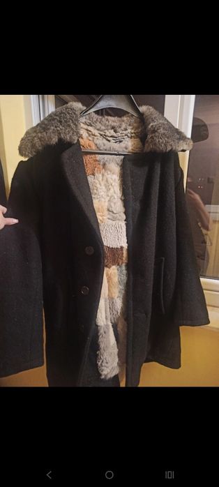 Cojoc bărbătesc tradițional autentic lână și blană, zona Harghita