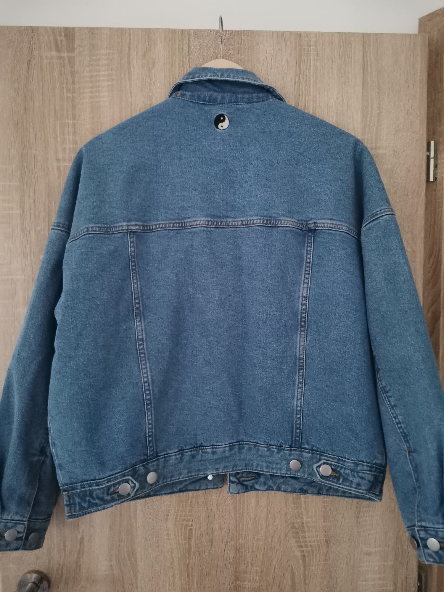 H&M ABOUT YOU яке риза, дънково с каракул