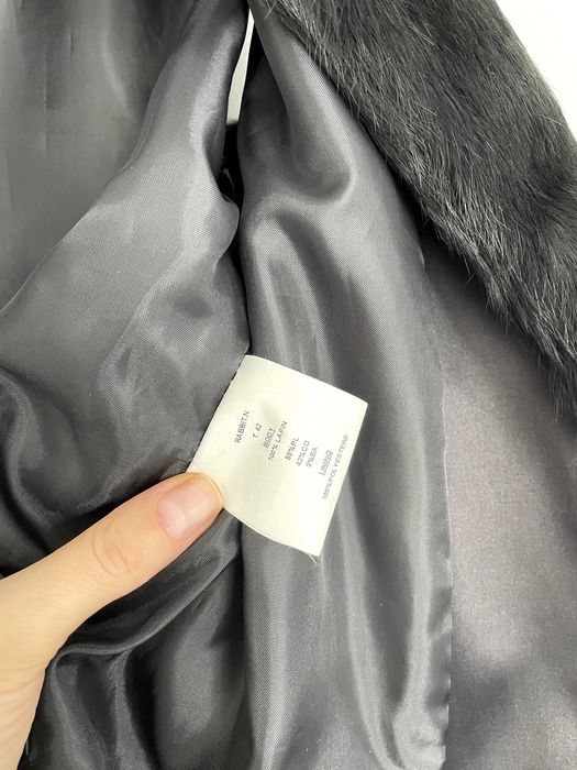 Vand vesta dama, neagra, cu blanita in fata si cordon, marime XS-M