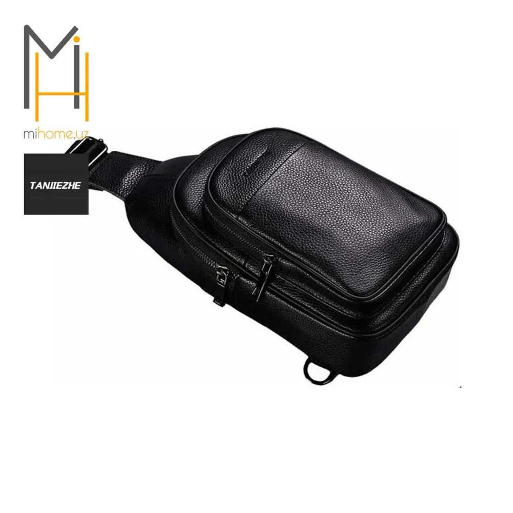 Сумка кожаная через плечо Xiaomi Tanjiezhe Leather Chest Bag (YG-012)