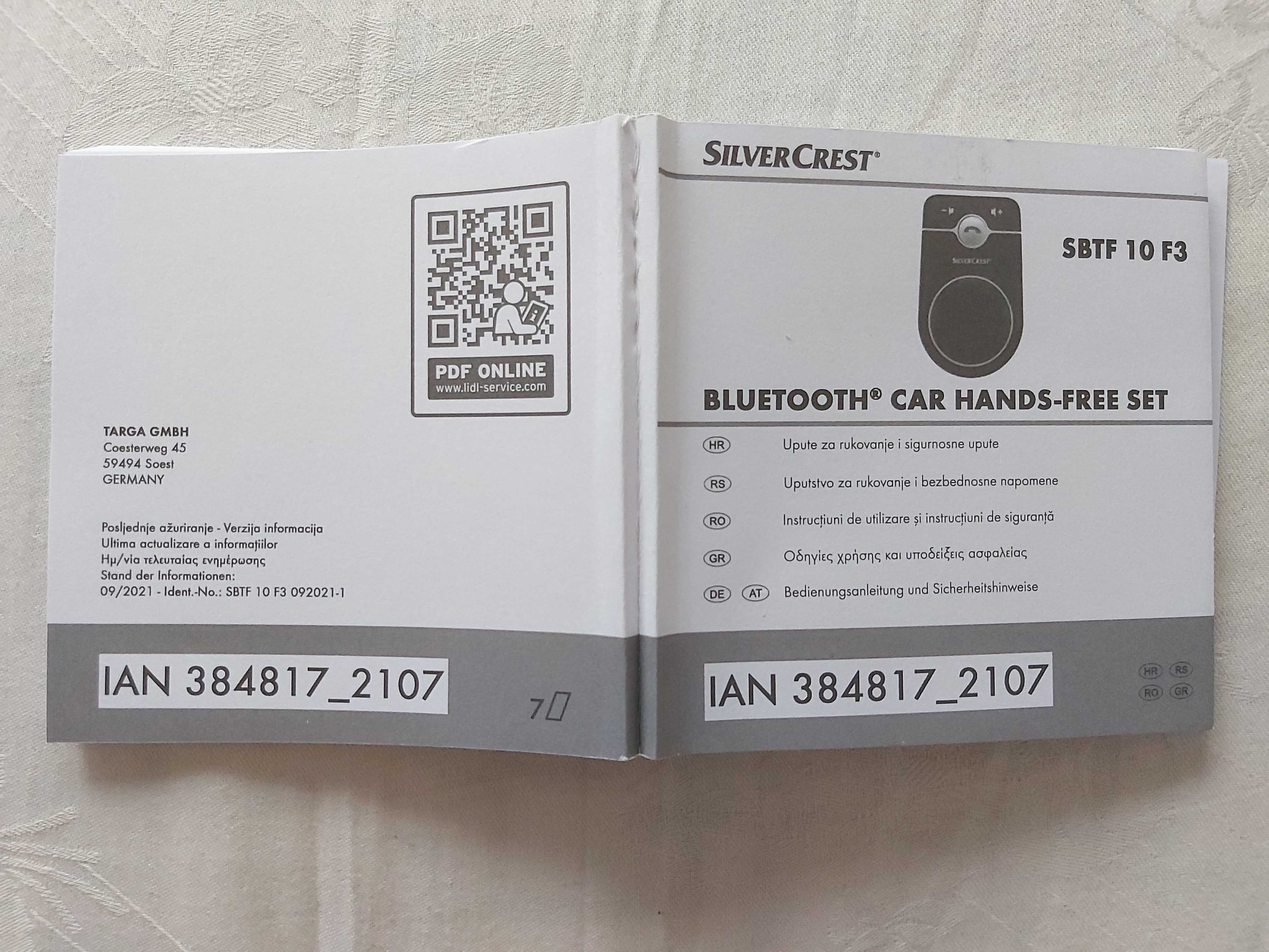 kit hands-free Bluetooth