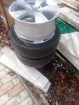 Jante aliaj Octavia 3 r17 cu 2 anvelope Michelin 205/50/r17