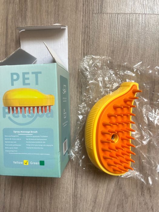 Четка за домашни любимци с пара / Гребен за козина с пара