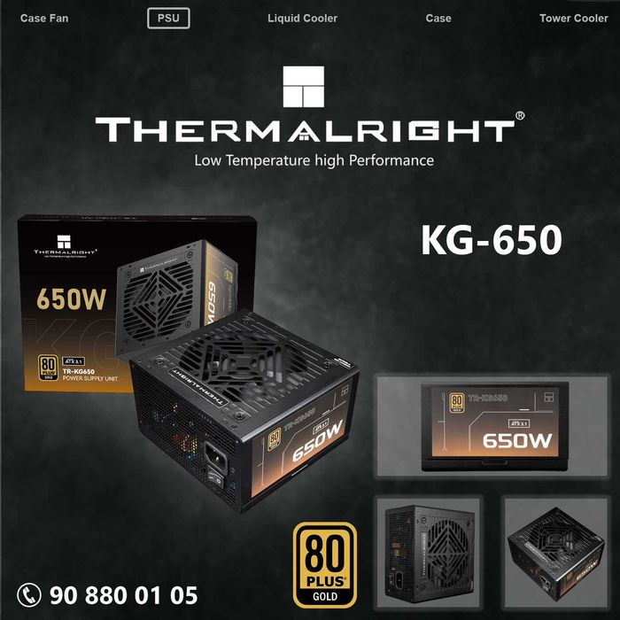 Thermalright KG650 BLACK Power Supply
