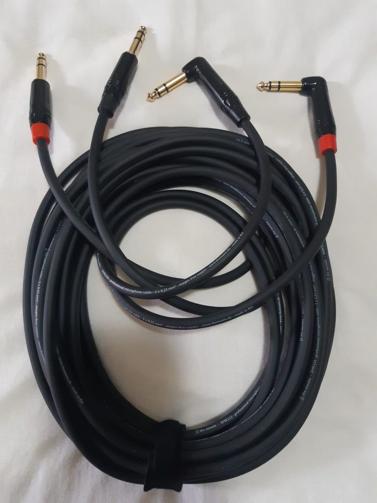 Cablu mono Jack 6,35mm / Balansat 90 grade ( 3m ) ( 5m )