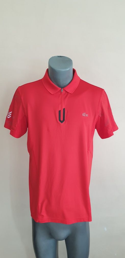 Lacoste Sport Stretch 3/4 Zip  Mens Size 4 - M ОРИГИНАЛ! Мъжка Тениска