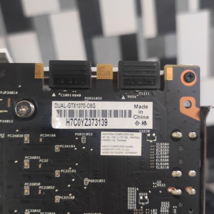 Vand GTX 1070 Asus Dual