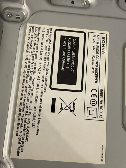 Sistem Boxe Sony Dolby Pro Logic