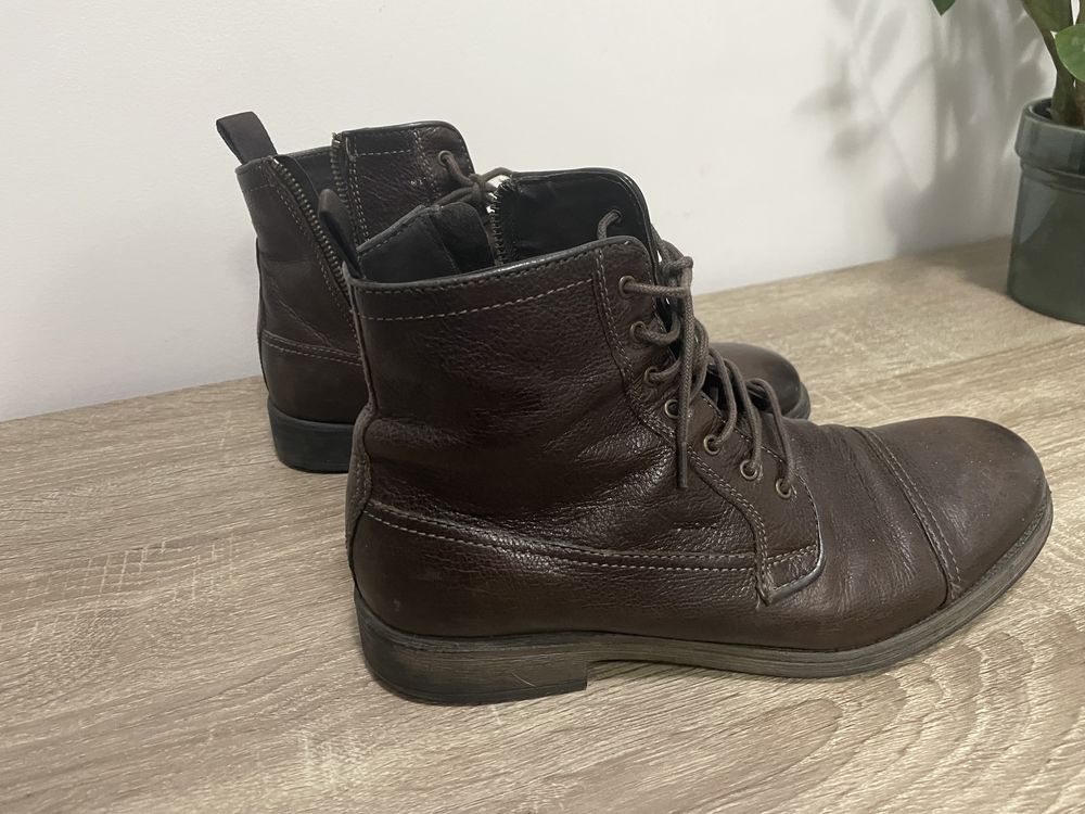 Ghete piele maro Geox 40