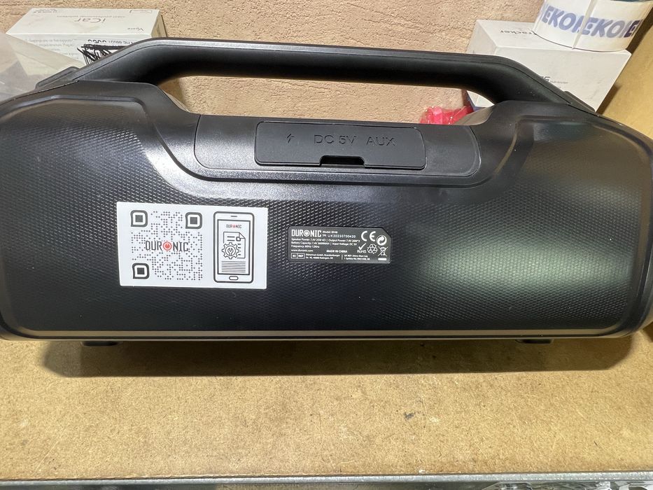 Duronic Boombox BX48, Bluetooth тонколона, IPX5 RGB