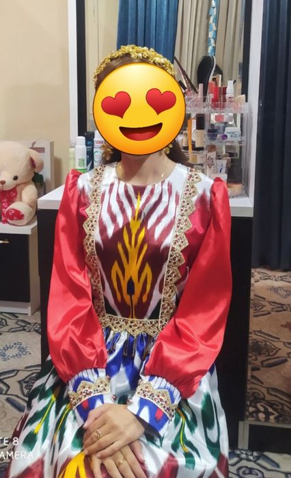 Atlas ko'ylak lozim, obodok ziragi bilan beraman