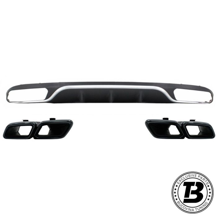 Difuzor Bara Spate cu Ornamente compatibil cu Mercedes E Class W213 A Design