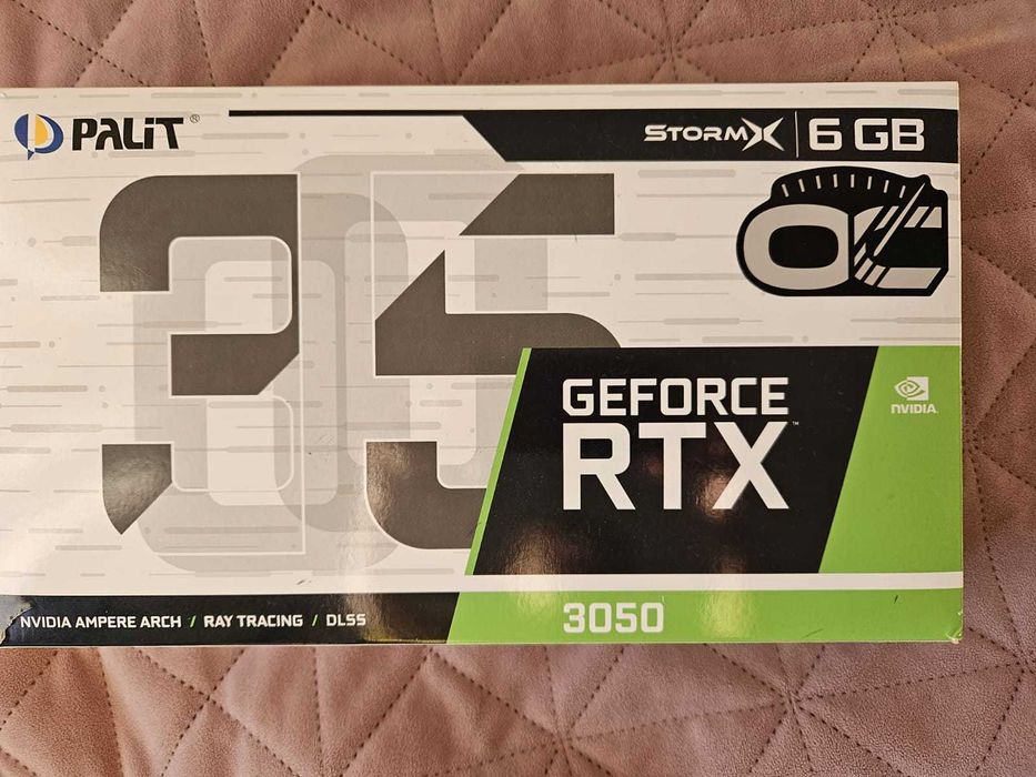Placa Video GeForce RTX 3050 6GB OC DVI HDMI DP