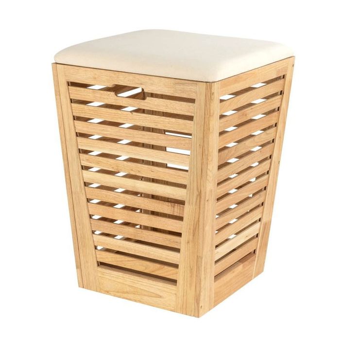 Scaun de baie, coș de rufe Wenko. (Nou)
Culoare maro deschis
Tip mater