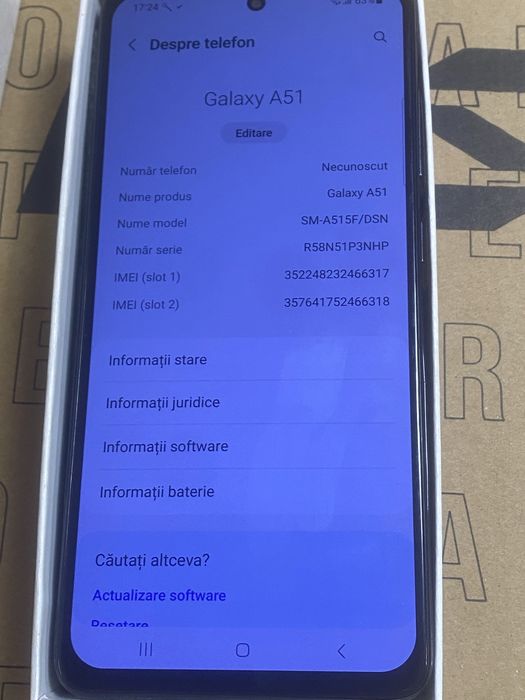 Vand  samsung a 51 de 128 de giga