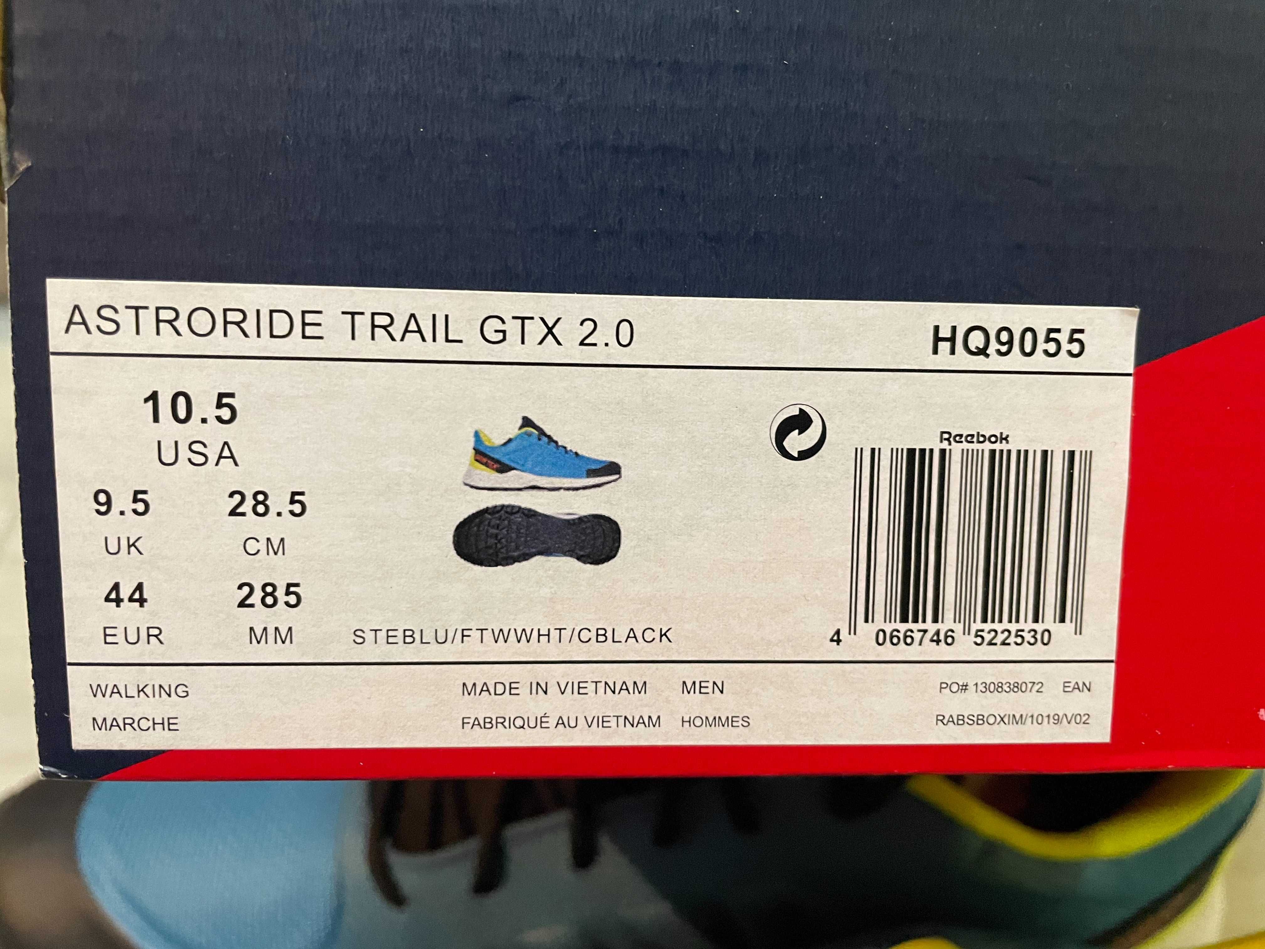 reebok astroride TRAIL 2.0 GTX gore-tex маратонки 40,5 / 44