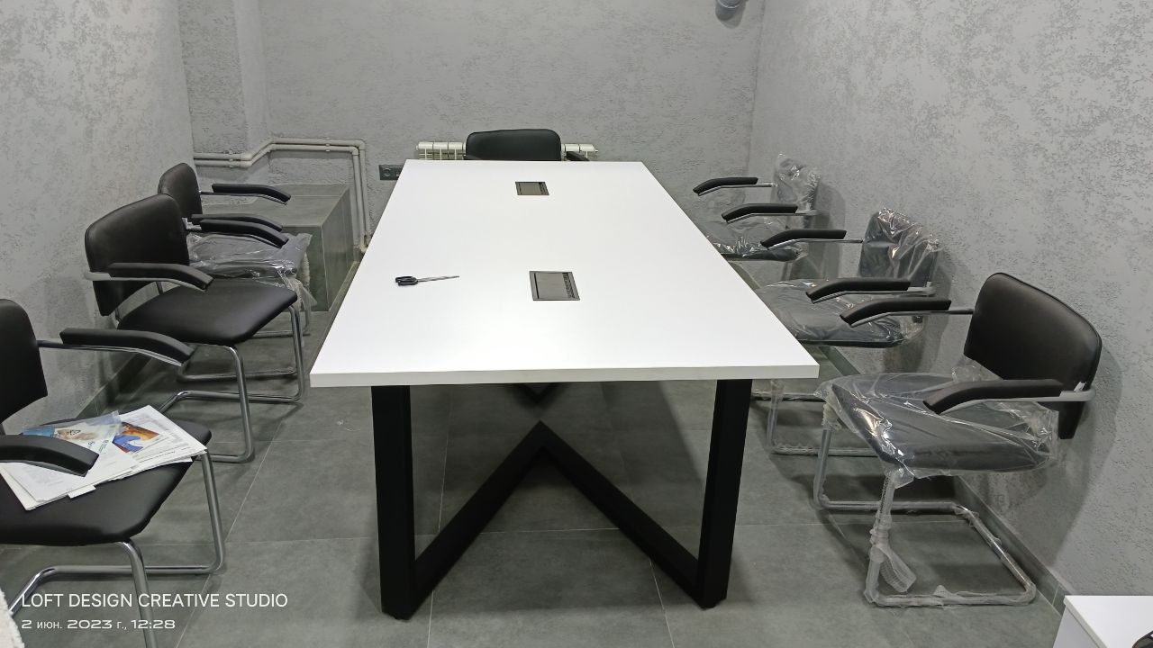 Стол лофт услубида|Переговорный стол|Конференц стол|Сухбат стол лофт