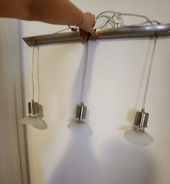 Lampă TRIO Leuchten 372610307 , 3xmax 25W , Nichel