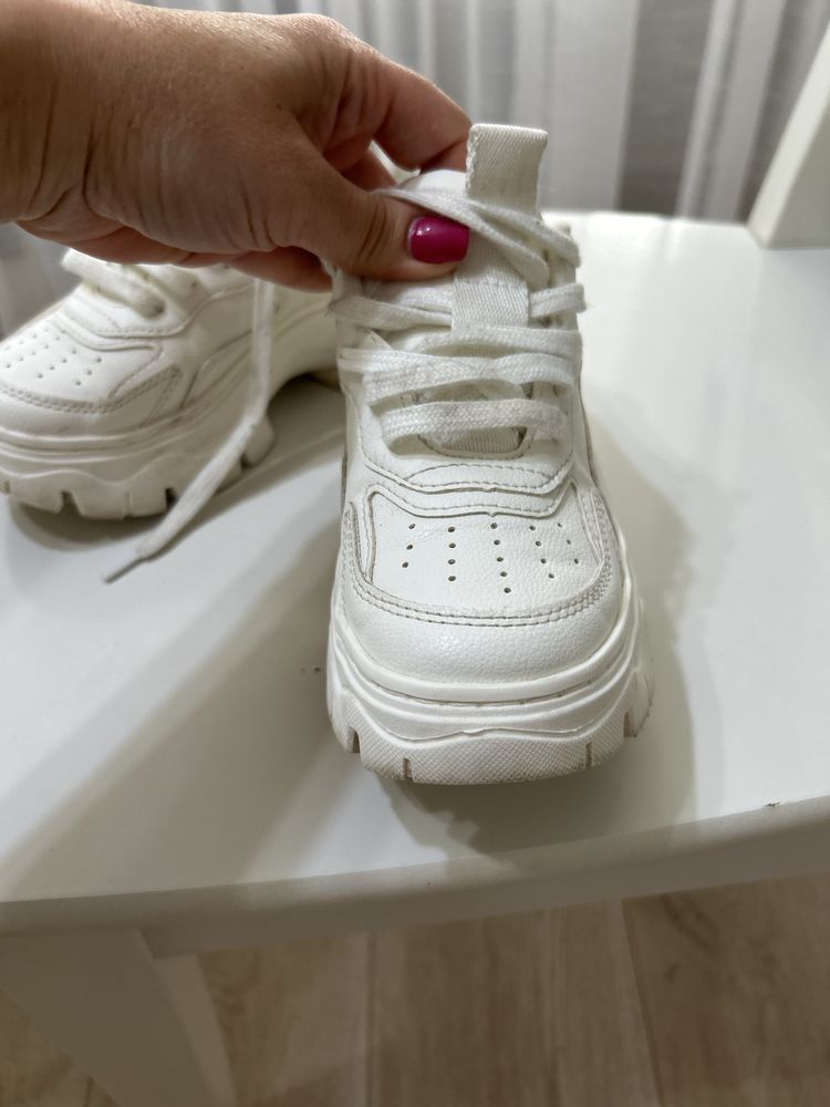 Adidasi Zara piele- talpa inalta