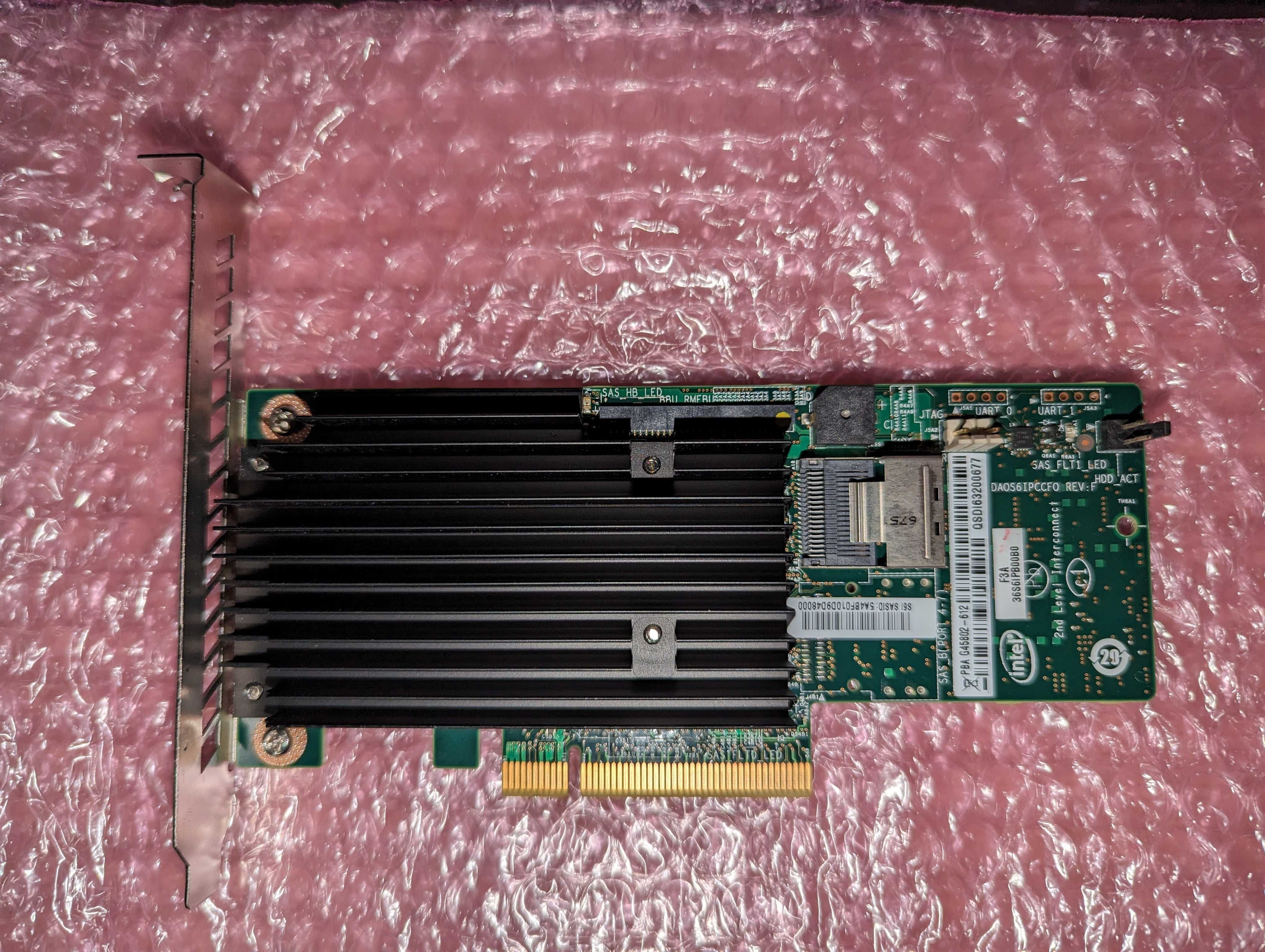Intel 4-Port 6Gb/s SAS SATA Controller Card PICe PBA G45802-612