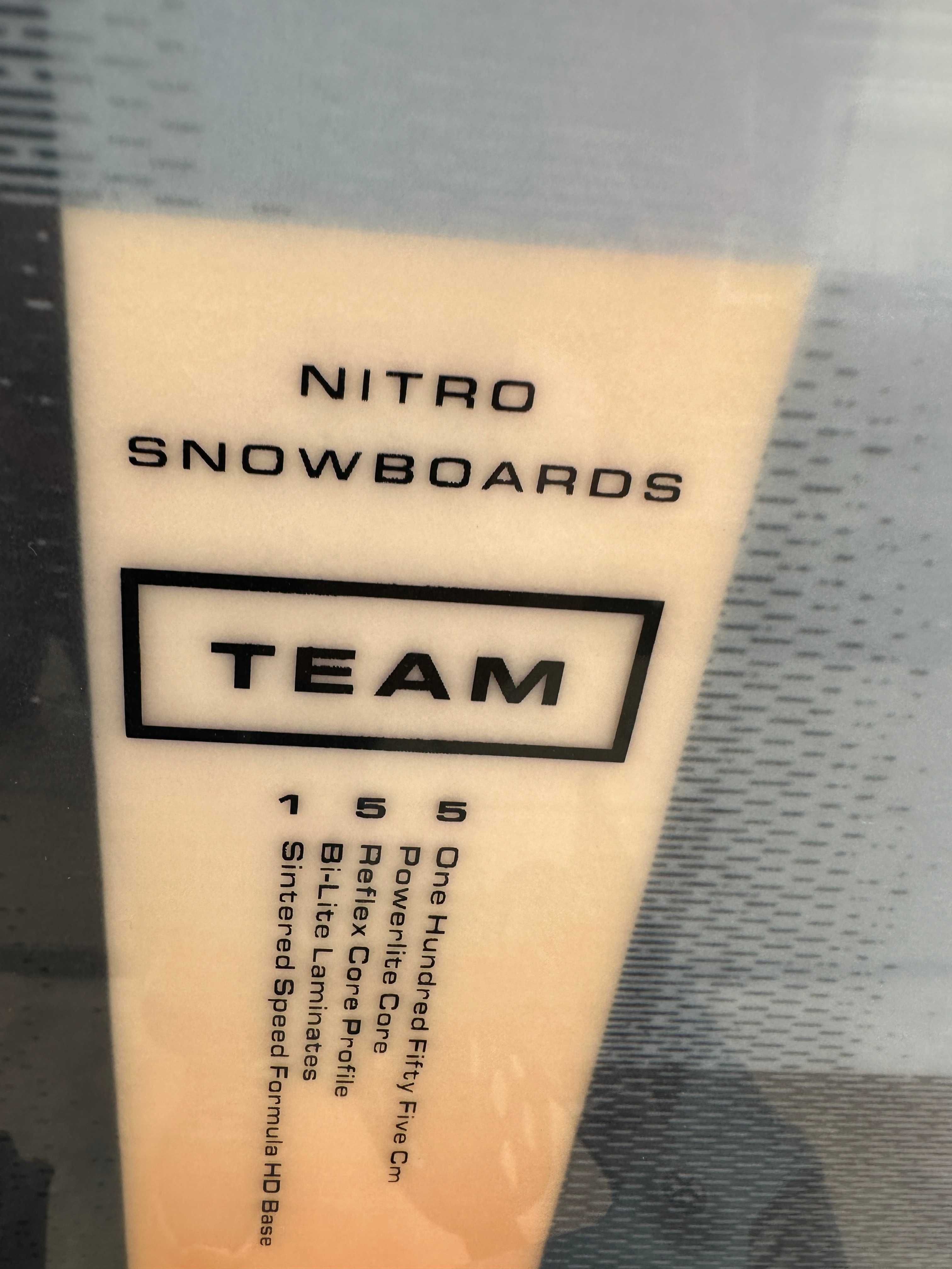 placa noua snowboard nitro team rental L155cm