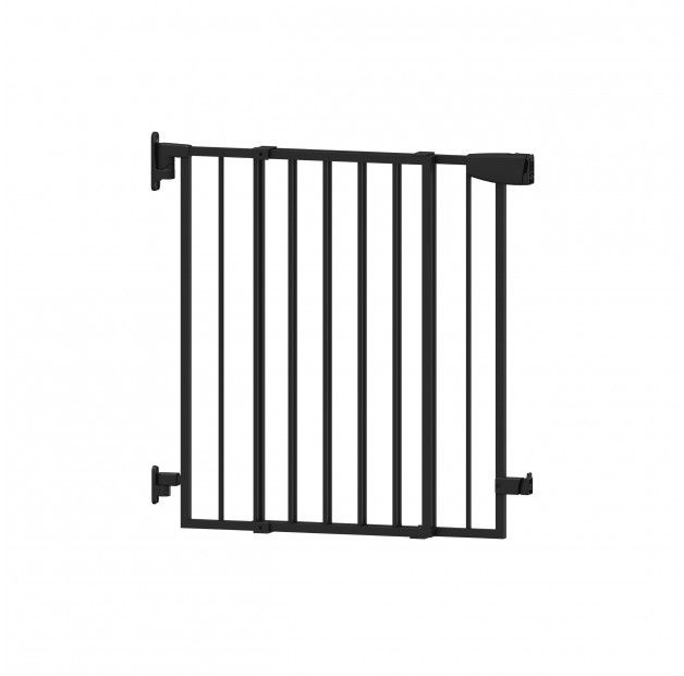 Poartă de siguranță reglabilă pentru scări/ușă, negru GUARDIAN 1