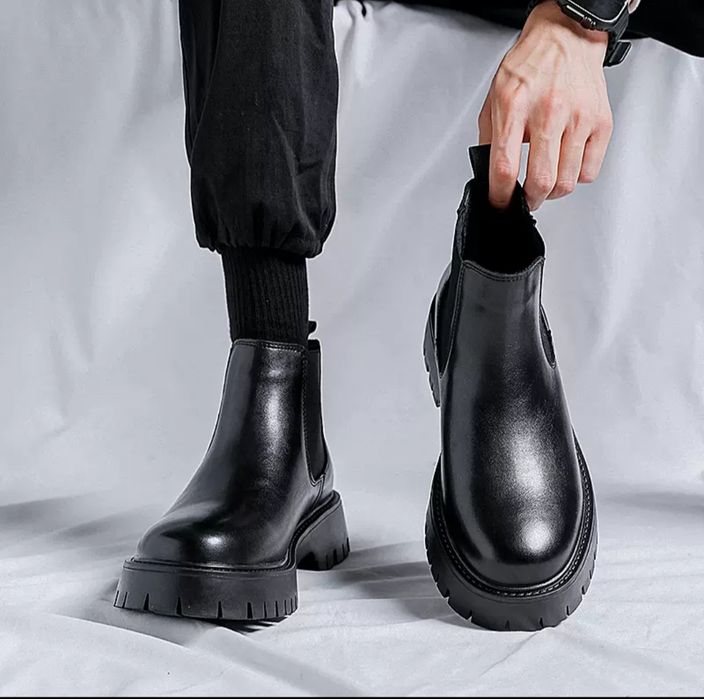 Ботинки челси осенне-зимние мужские