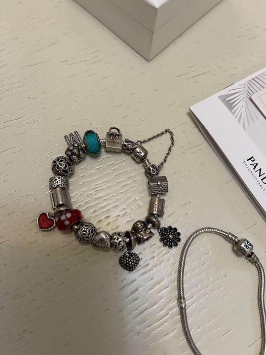 Bratara Pandora din argint si aur!