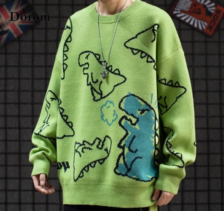 Свитер с диназаврами