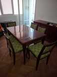 Set sufragerie/living furniruit lemn masiv