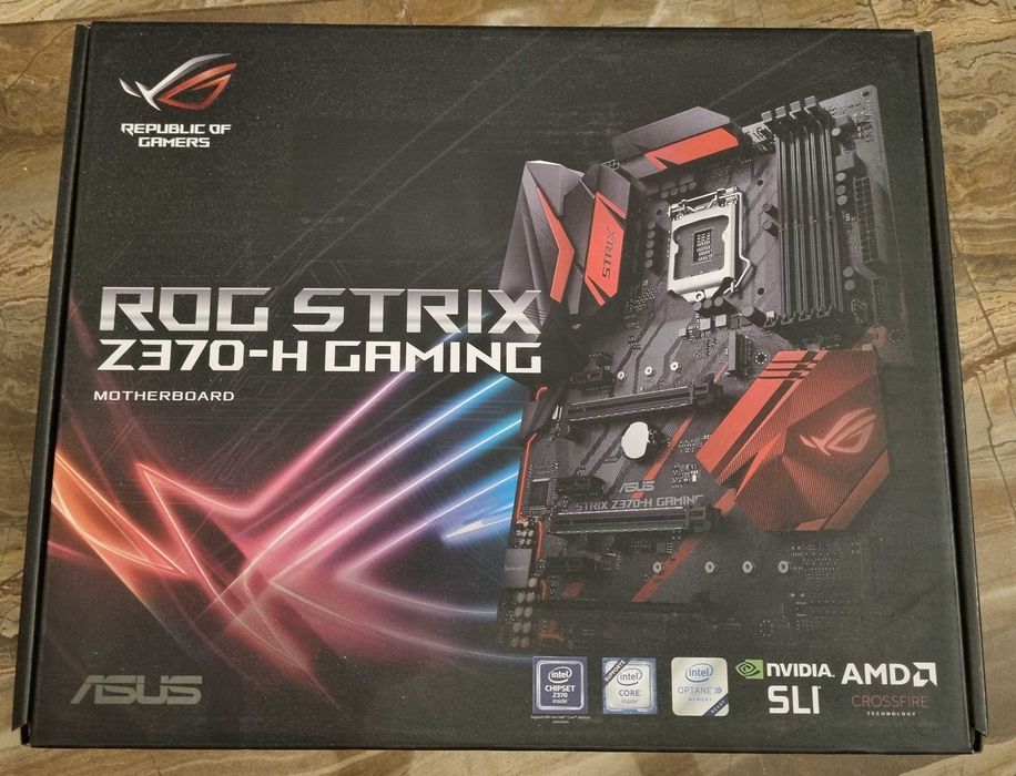 Kit ASUS ROG Strix Z370-H + I5-8600K + HyperX Fury RGB 32GB RAM