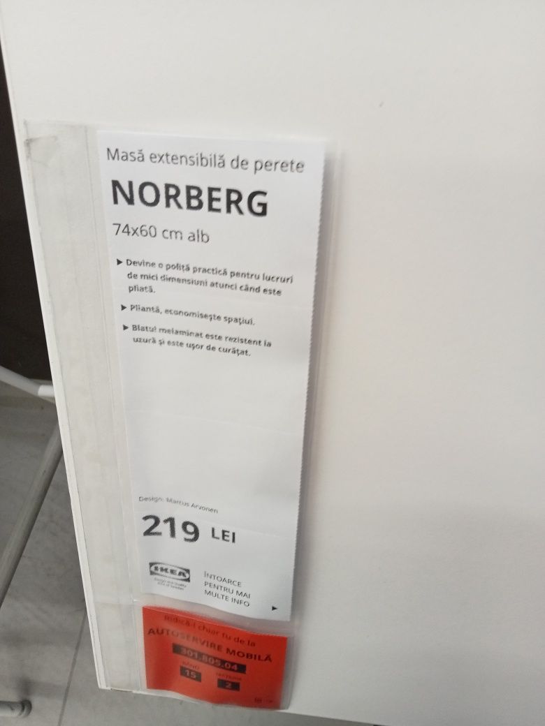 Masa extensibila de perete