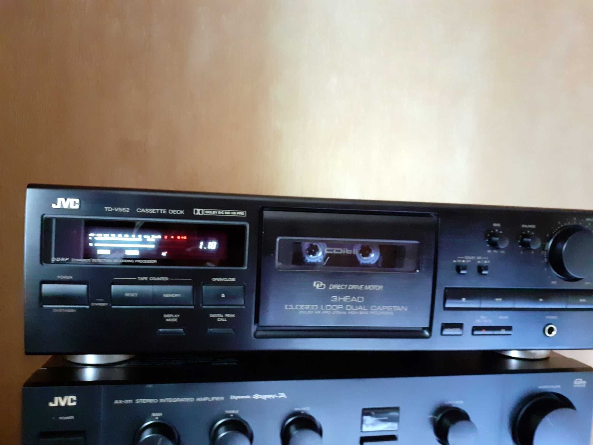 Идеален JVC TD - V 562 - Три глави и три мотора. ПРОМОЦИЯ.