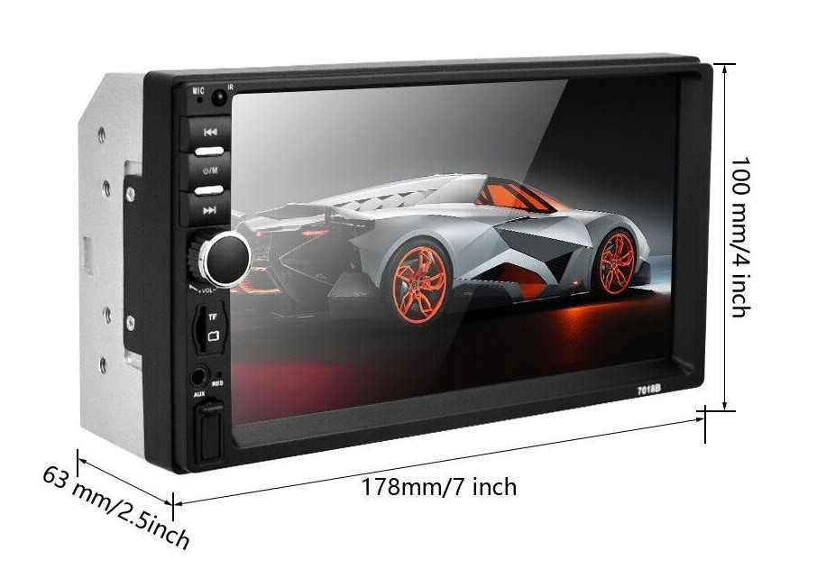 MP5 мултимедия A7020 – 7″ тъчскрийн + камера + рамка 2DIN   А234