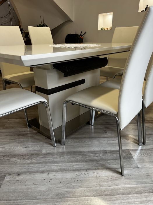 Masa estensibila 160/60 6 scaune perfecta stare