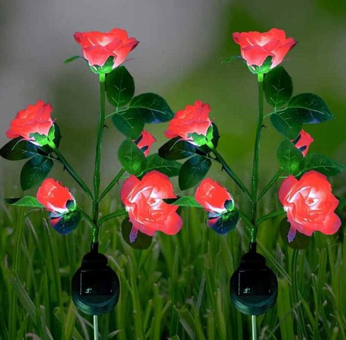 Соларна лампа Роза