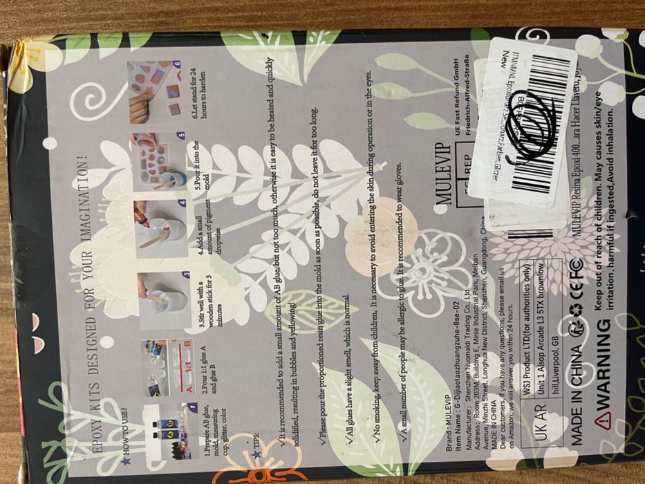 Творчески сет - епоксидна смола 1:1 за бижута, декорации и арт проекти