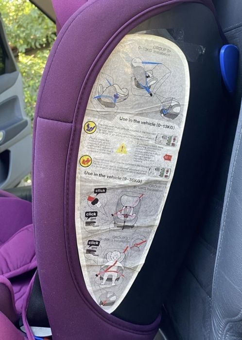 Vans scaun auto cu isofix