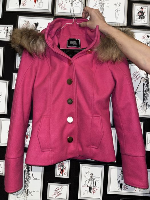 Кашмирено палтенце Alessa цвет фуксия