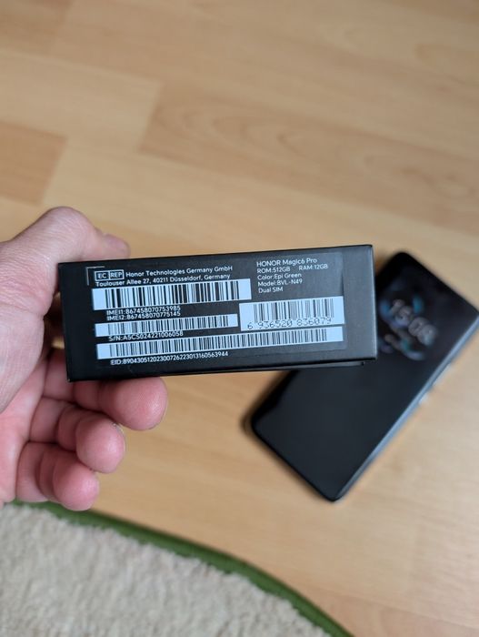 Honor Magic 6 Pro, 512 gb, nou, verde, schimb
