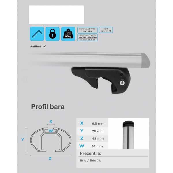 Set bare portbagaj VW Passat B5/B6/B7  1997-2014 Combi/Breck/Caravan