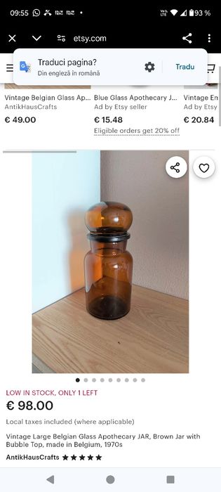 Sticla farmacie veche sticle shabby vintage retro