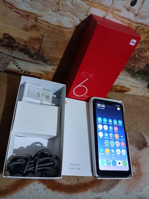 Редми 6 про, комлект, отл. сост.