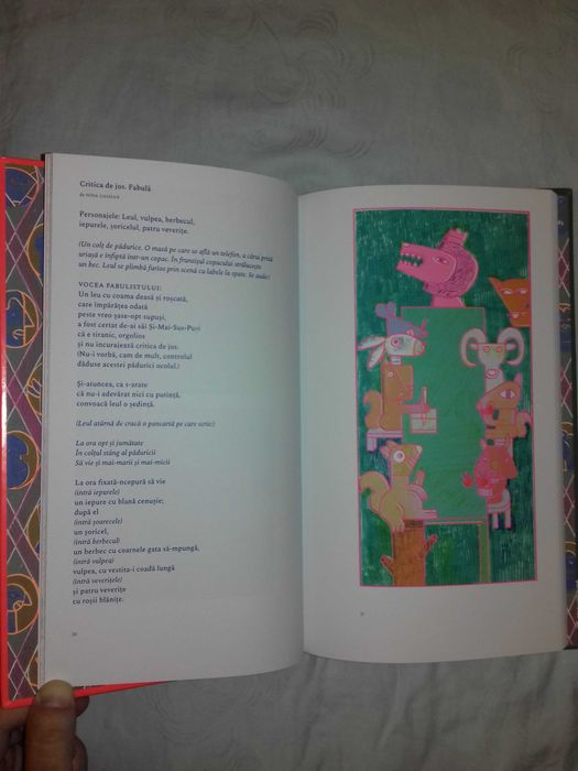 Fabule şi vorbe cu tâlc - ilustrații color, an 2021, stare impecabilă