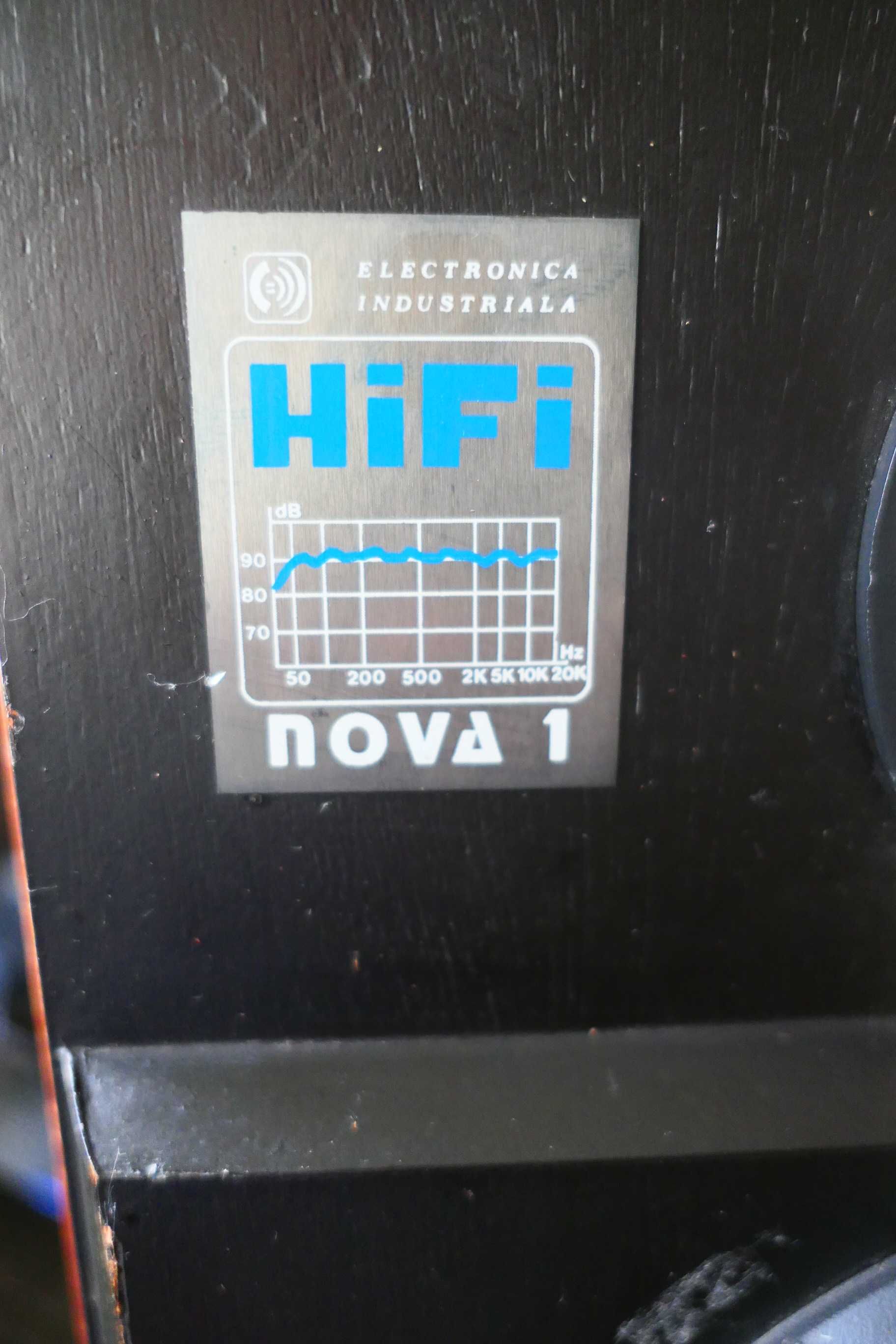 Boxa Lemn Difuzor Difuzoare ELECTRONICA INDUSTRIALA NOVA 1 HiFi 20W 4O