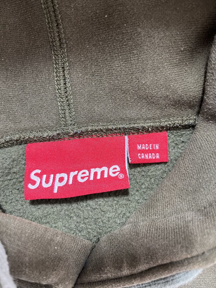 Supreme Olive Box Logo размер M-L
