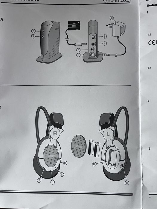 Casti wireless cu baterii reincarcabile