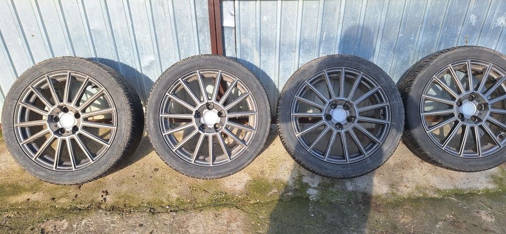 Vând Jante R18 cu Cauciucuri FRONWAY FRONWING A/S 245/40r18 all-sezon