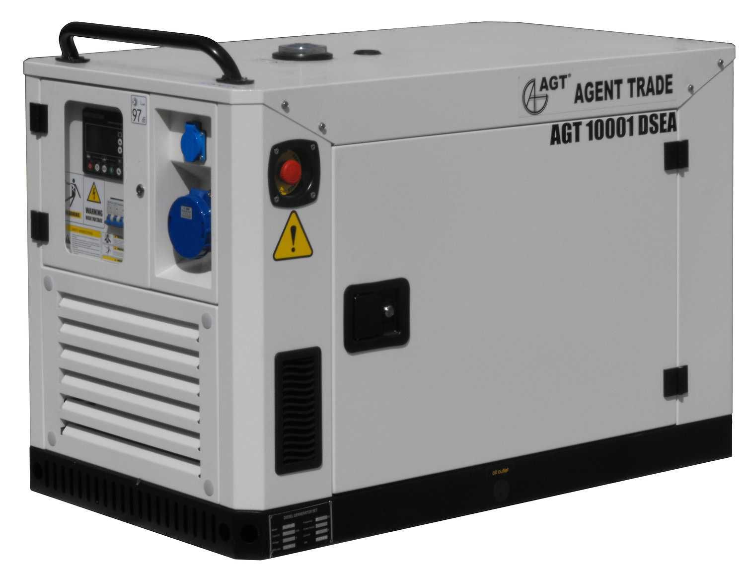 Generator diesel monofazat AGT 10001 DSEA 230V 9,6kVA insonorizat